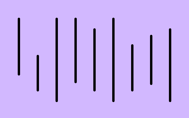 Abstract lines on purple background