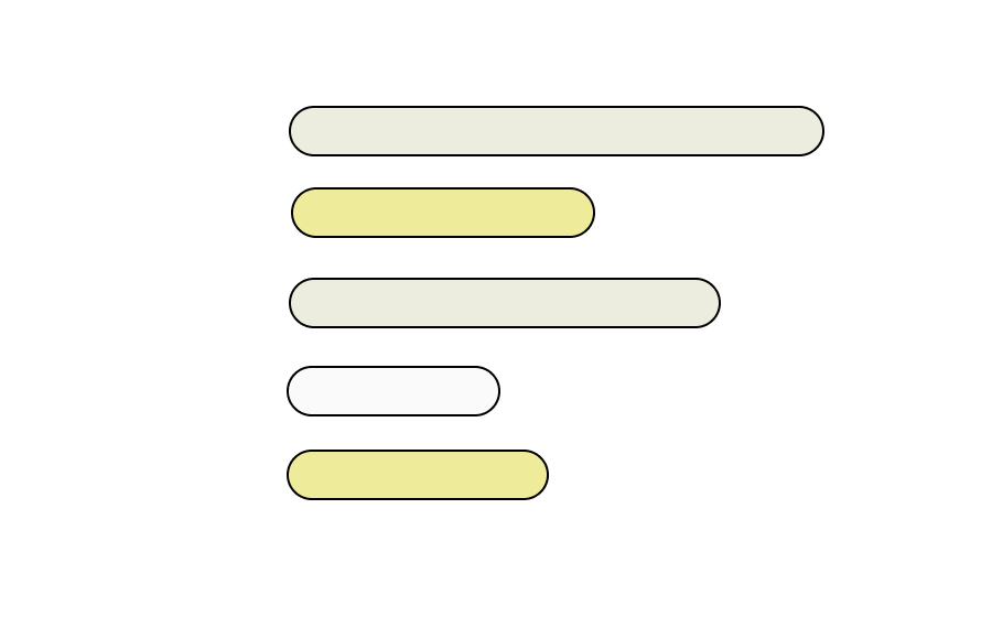 Colored horizontal bars on white background