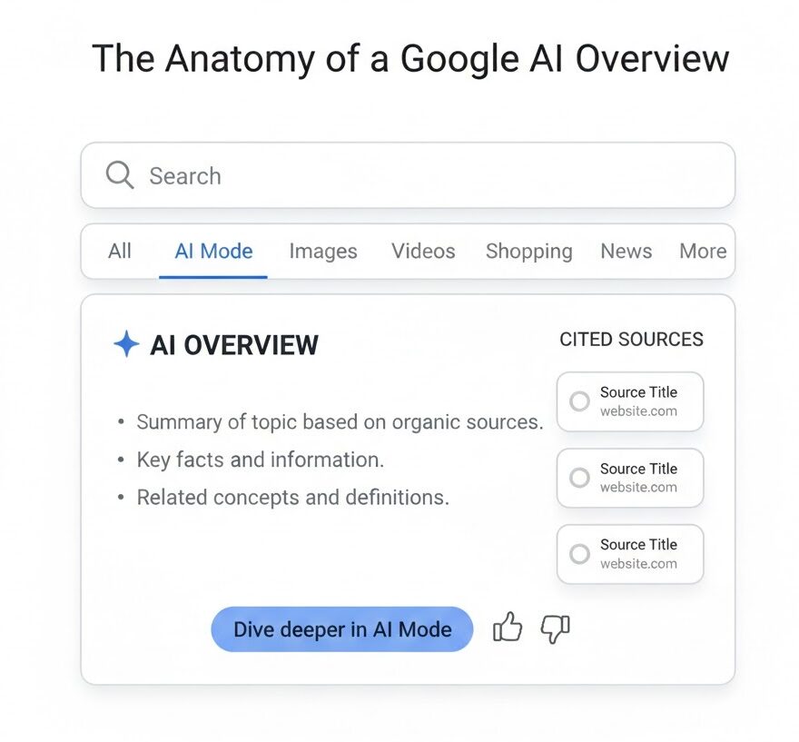 anatomy of a google ai overview